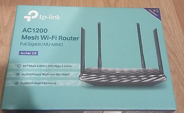 tplink c6: Alana endirim olunacaq altda xüsusiyyətləri yazılıb TP-Link Archer C6 — 1
