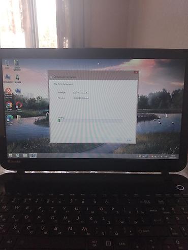 samsung s23 adapter: Toshiba noutbuk - Ekran: təxminən 15.6" geniş ekran - Klaviatura: tam — 1