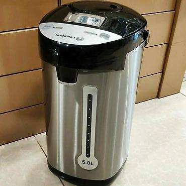 Termopotlar: Samovar termopot Korkmaz Sutema Türk istehsali 1100 watt 5 litr — 6