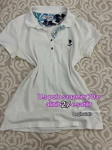 ag cins: Polo köynək, U.S. Polo Assn, S, rəng - Ağ — 1