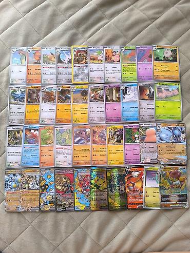 İncəsənət və kolleksiyalar: Pokemon TCG (A-klass) qarışıq kolleksiya – müxtəlif setlərdən nadir — 1