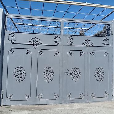 Həyət darvazaları: Dəmir darvaza və piyada qapısı dəsti 4 Mt uzunu 3 mt eni Əla — 1