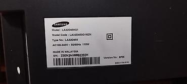 Телевизоры: Телевизор Samsung 32" Модель: LA32D450G1 (Model Code: LA32D450G1XZN — 12