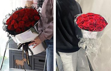 атласные букеты: Глянцевая бумага для обвертки цветов 58см х 9 метр 🌹 Глянцевая — 2
