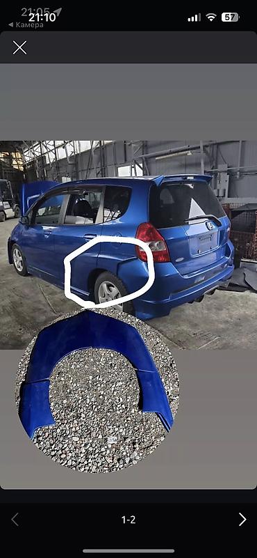 хонда с2000: Накладка крыла Заднее правое Honda, 2002 г., Б/у, Оригинал — 1