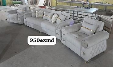 kontakt home divanlar: Mebel dəsti – yumşaq oturacaq və kreslolar - Dəst: 1 ədəd uzun divan — 1