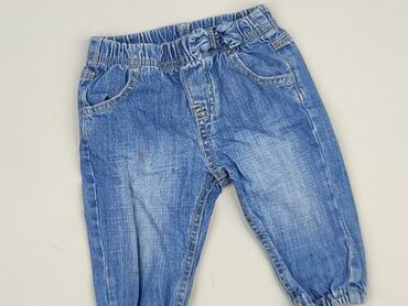 Jeans: Denim pants, 3-6 months, condition - Good