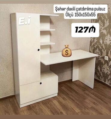 Masalar: Jurnal masası, Yeni, Açılmayan, Şüşə, Oval masa — 55