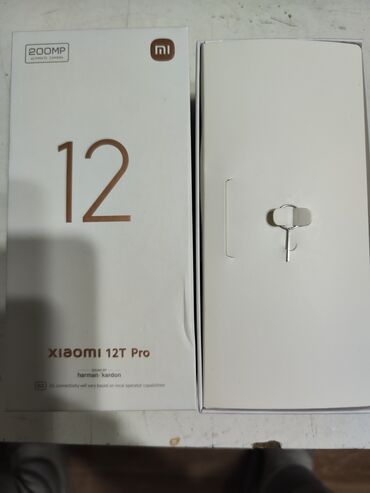 самые дешёвые телефоны в бишкеке: Xiaomi, 12T Pro, Колдонулган, 256 ГБ, түсү - Кара, 2 SIM
