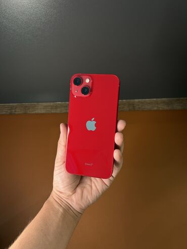 айыон 13: IPhone 13, Колдонулган, 128 ГБ, Кызыл, Бөлүп төлөө менен, 92 %