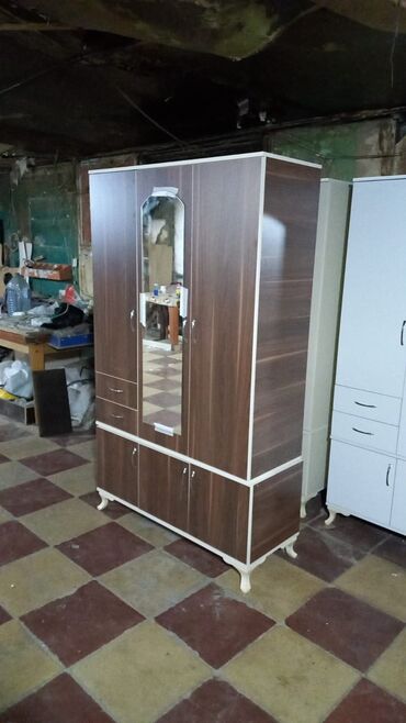 Dolablar: Açılan, 4 qapılı Düz dolab, Qarderob, paltar dolabı — 4