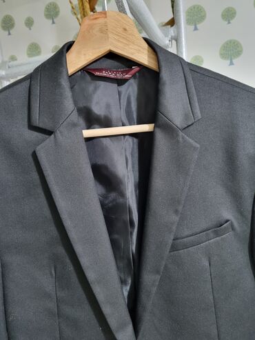 пиджак zara: Школьная форма, цвет - Черный, Новый