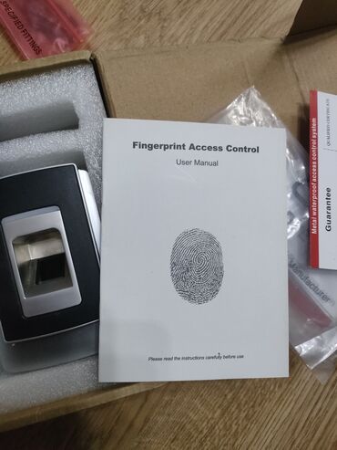 Видеонаблюдение: Считыватель отпечатков пальцев и карт, металлический — 8