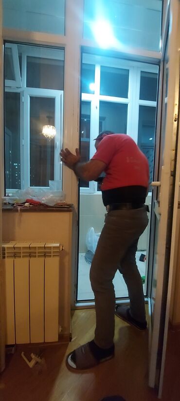 Qapıların təmiri: Pencere qapi usasi temir ne lazm oldu muraciyyet ede bilersiz vacap — 2