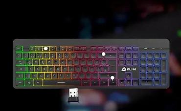 tv box android 14: KLIM LIGHT V2 NEMACKA BEZICNA RGB TASTATURA ZA PC MAC PS4I 5 | Cene — 5