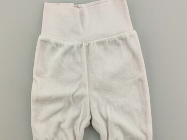 klapki z różowym futerkiem: Spodnie dresowe, H&M, 0-3 m, stan - Zadowalający