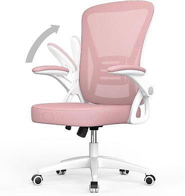 ruckice za namestaj: Ergonomska kancelarijska stolica sa mrežastim naslonom i sklopivim — 4