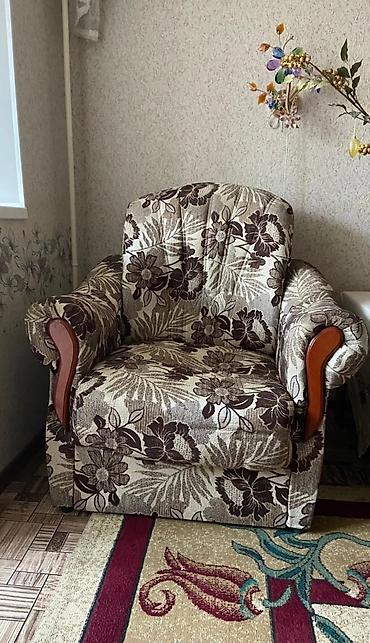 диван в кредит: Комплект мягкой мебели, Б/у, Самовывоз, цвет - Бежевый — 2
