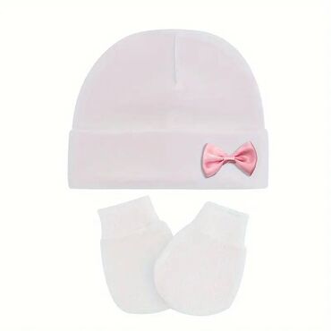 nike cizme za bebe: Beanie, Gloves, For girls, color - White