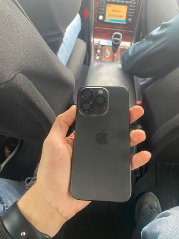 ucuz qiymətə telefon: IPhone 15 Pro, 256 GB, Qara, Barmaq izi, Face ID