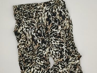 stradivarius woskowane spodnie z wysokim stanem: Zara, Material trousers for women, size S (EU 36)