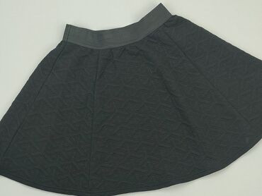 rozkloszowane czarne spódniczka: Skirt, XL (EU 42), condition - Good