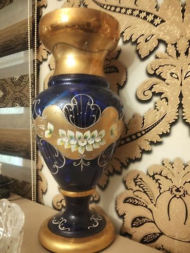 Вазы: Çexiya bohema istehsal olan ölkə temiz orginal.Tecili satılır birinci — 1