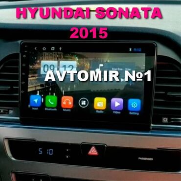 masin maqintafonlari yeni: Hyundai Sonata 2015 ucun Android Monitor DVD-monitor ve android