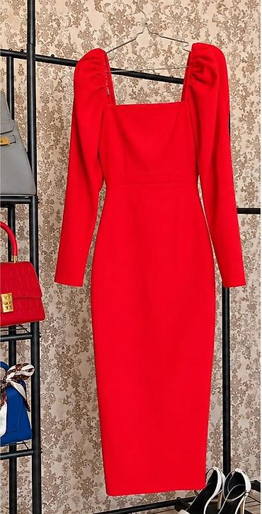 Красное платье NKEG ❤️ ✨ Размер: S 👗 Подойдёт также на XS ❤️ Цвет