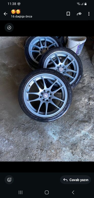 диски на рено кангу: Məhsul: 4 ədəd yüngül lehimli disk + təkər komplekti - Rəng: gümüş -