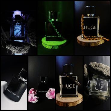 meqa max: Məhsul: HUGE Perfume – kişi üçün şık ətir kolleksiyası - Flakon