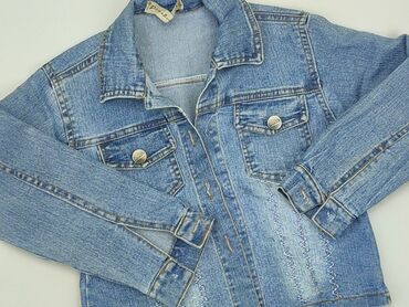 białe jeansy chłopięce: Children's jeans jacket, 5-6 years, 110-116 cm, condition - Fair