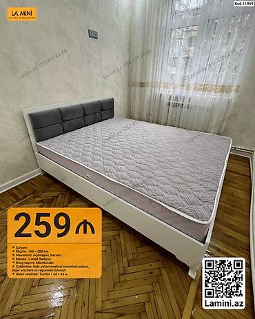 generator az: Məhsul: İki nəfərlik çarpayı + 1 ədəd hədiyyə matras Xüsusiyyətlər: - — 1