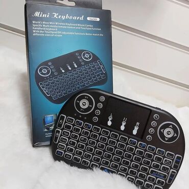 Klaviaturalar: Oyun üçün mini Bluetooth klaviatura Klaviatura düzümü: Kiril+QWERTY — 8