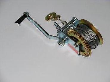 Dizalice: Ručni vitlo sa sajlom i kukom - Tip: mehanički ručni vitlo sa — 11