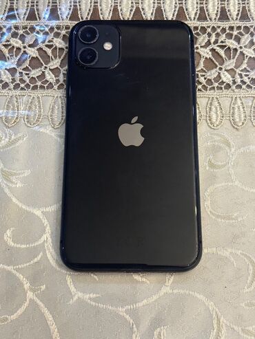 телефоны флай фс: IPhone 11, 64 GB, Black Titanium, Barmaq izi, Simsiz şarj, Face ID