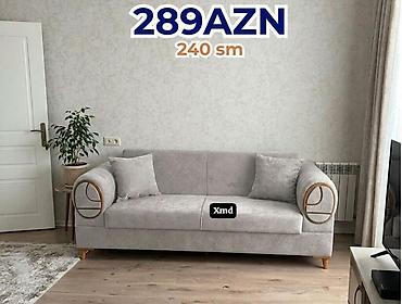 Geniş ölçülü yumşaq divan – 240 sm Qiymət: 289 AZN (şəkildə
