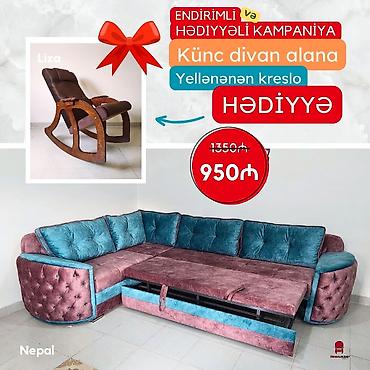 Divanlar: Künc divan, Yeni, Açılan, Bazalı, Parça, Şəhərdaxili pulsuz çatdırılma — 5