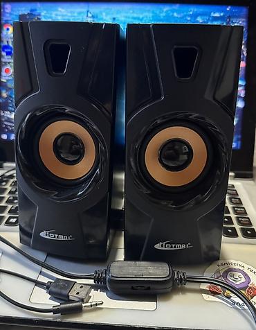 audio mikser: Hotmai Multimedia Speaker 2.0 – HT-09 - 2.0 masaüstü akustik sistem - — 1