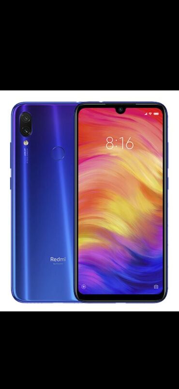 Xiaomi: Xiaomi Redmi Note 7, 64 GB, rəng - Göy, 
 İki sim kartlı, Sənədlərlə