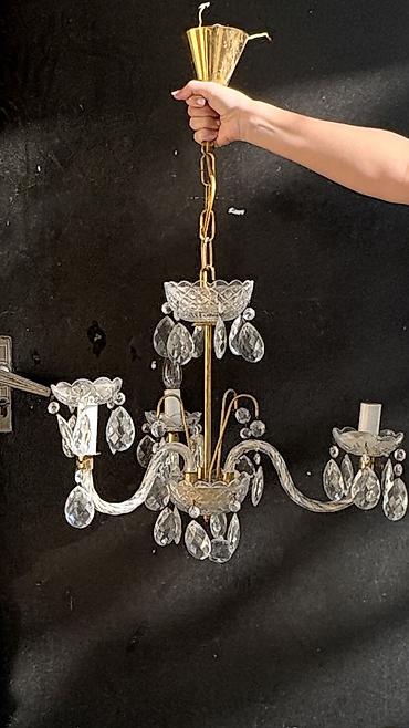 lüsdurlar: Çılçıraq, 3 lampa, Şüşə — 2