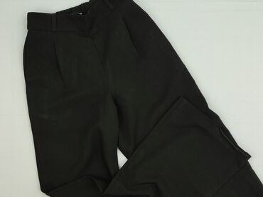 Sinsay, Material trousers for women, XS (EU 34)