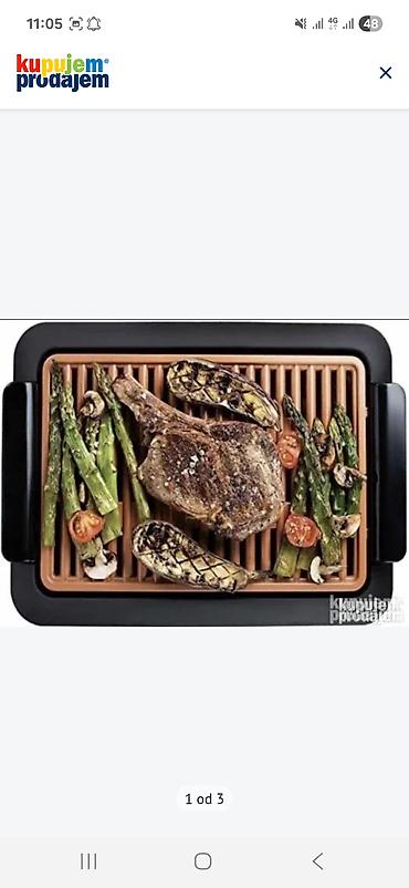 redmi note 11 kabrolar: Gotham Steel Electric Smoke-Less Grill – električni roštilj bez dima — 2