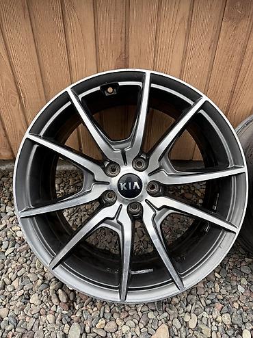 Диски: Литые Диски R 19 Hyundai, Комплект, отверстий - 5, Б/у — 3