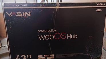apple 8 plus: Смарт‑телевизор YASIN 43UD81M, диагональ 43" - Разрешение 4K UHD — 3