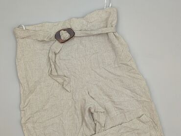 woskowane spodnie bershka: Primark, Material trousers for women, size L (EU 40)