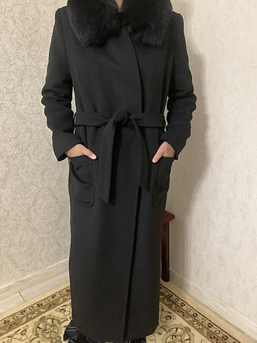 кардиган длинный: Пальто, Халат, Зима, Длинная модель, С поясом, M, L — 2