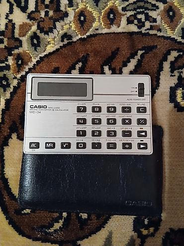 Ofis ləvazimatları: CASIO MC-34 mini-kalkulyator və metrik çevirmə cihazı - Model: Casio — 1