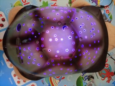 лампа для детей: Ночная лампа "звёздное небо" черепаха работает от сети кнопка вкл