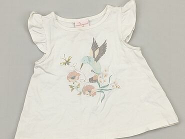 biała bluzka i czarna spódnica dla dzieci: Bluzka, 9-12 m, stan - Dobry